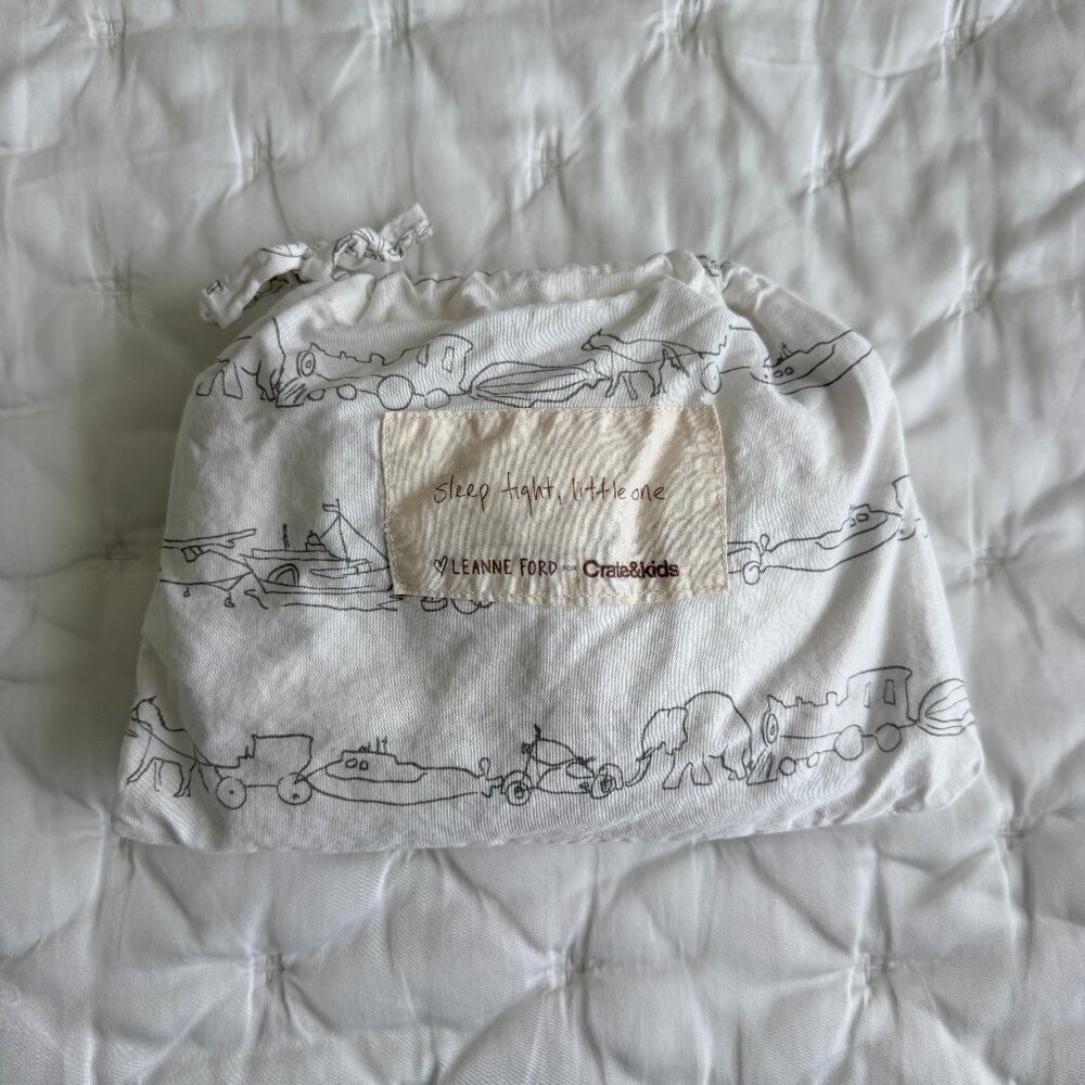Crate and Kids Crib Sheet